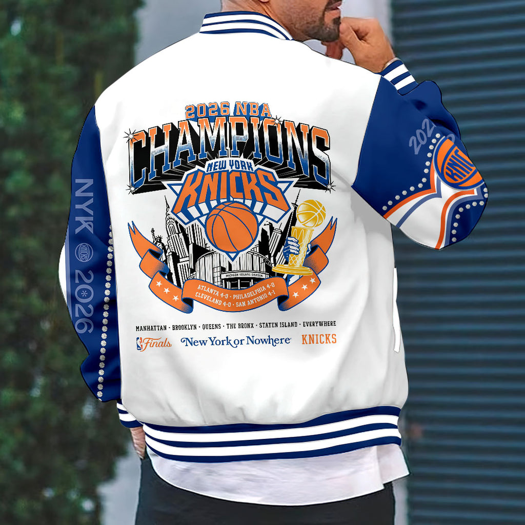 New York Knicks 2026 NBA Finals Champions Varsity Jacket – HOATT19261