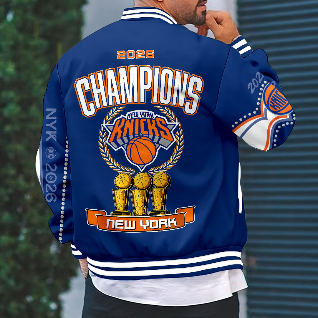 New York Knicks 2026 NBA Finals Champions Varsity Jacket – HOATT19371