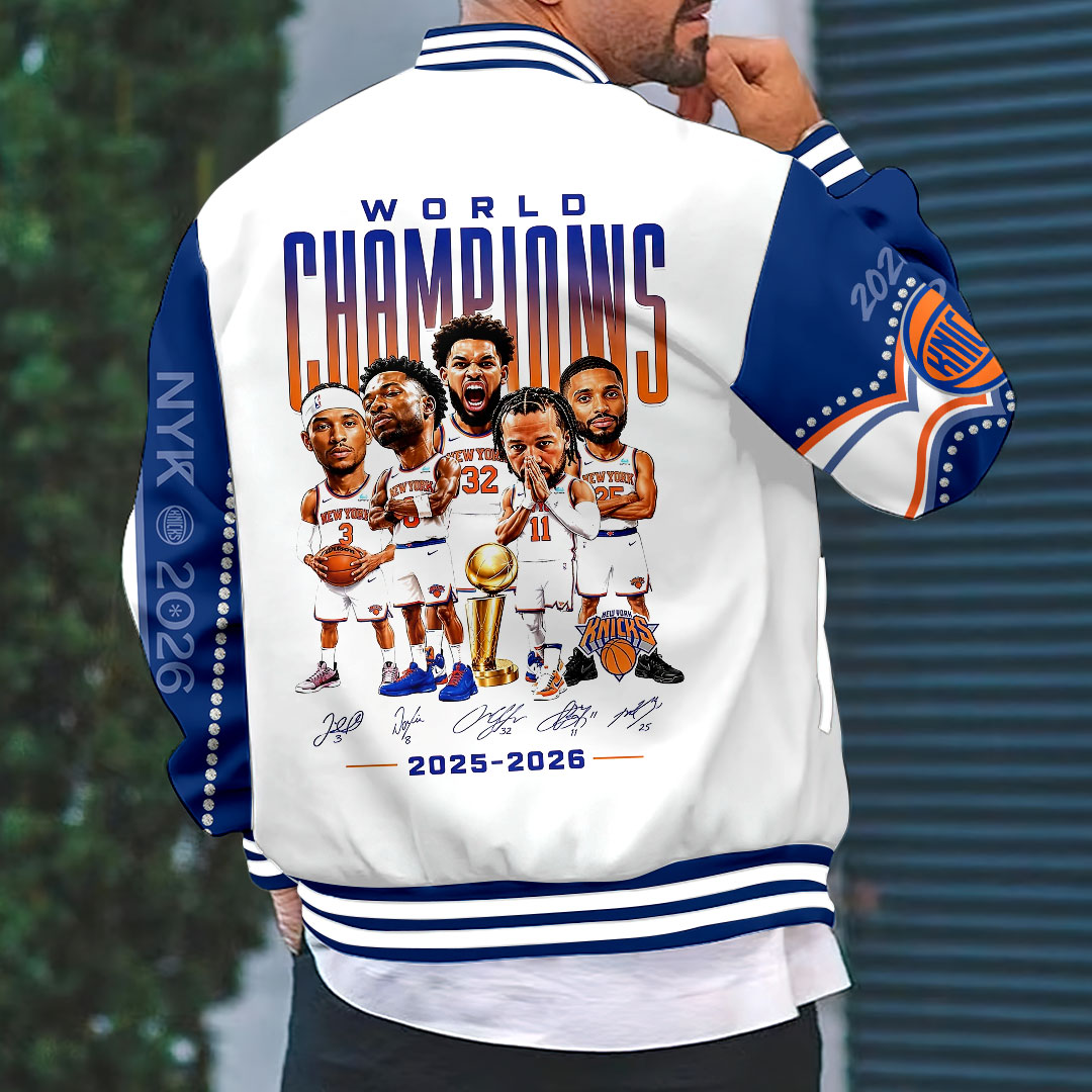 New York Knicks 2026 NBA Finals Champions Varsity Jacket – HOATT19388