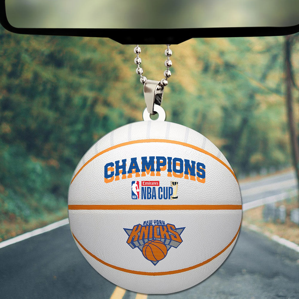 New York Knicks Custom shape 2-sided Acrylic Car Ornament – GNE4767
