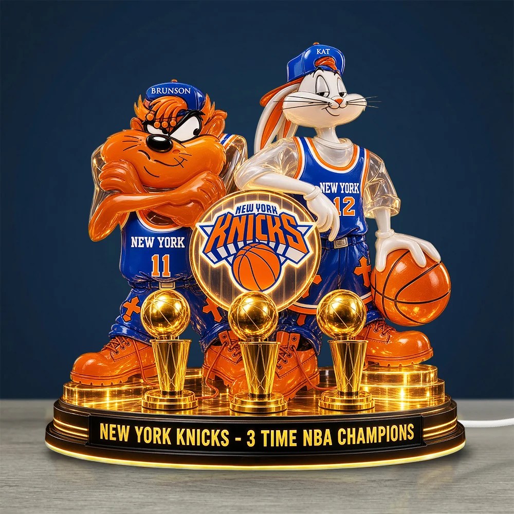 New York Knicks NBA Champions 2026 Custom Shape Acrylic Light Box – TMTHU8756