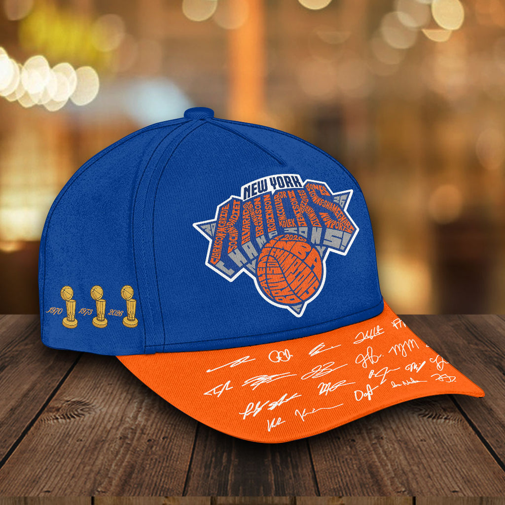 New York Knicks NBA Champions 2026 Classic Cap – TMTHU7033