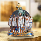 New York Knicks NBA Champions 2026 Custom Shape Acrylic Plaque – TMTHU7056