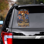 New York Knicks NBA Finals Champions 2026 3D Car Sticker – TANTN23919