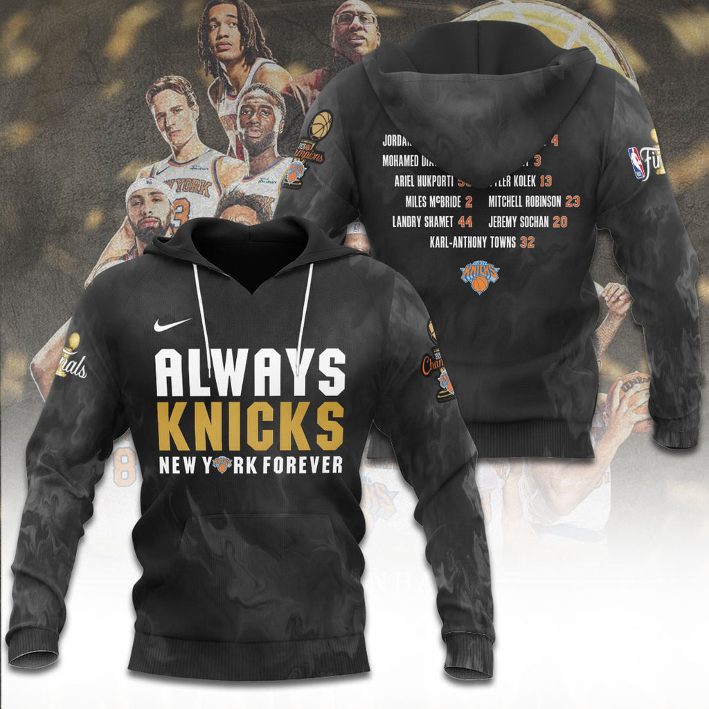 New York Knicks NBA Finals Champions 2026 3D Apparel – TANTN23637