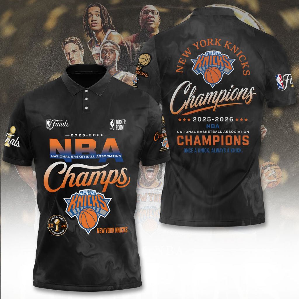 New York Knicks NBA Finals Champions 2026 3D Apparel – TANTN23641