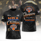 New York Knicks NBA Finals Champions 2026 3D Apparel – TANTN23641