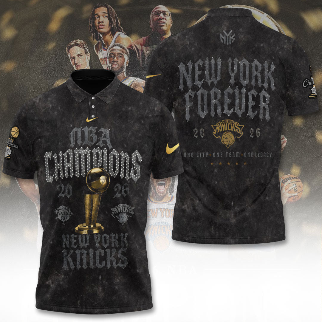 New York Knicks NBA Finals Champions 2026 3D Apparel – TANTN23645