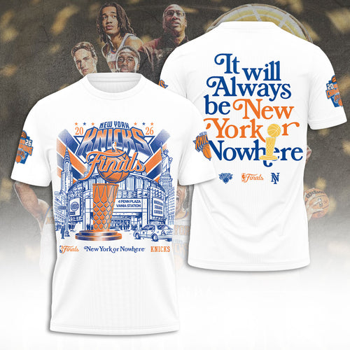 New York Knicks NBA Finals Champions 2026 3D Apparel – TANTN23818