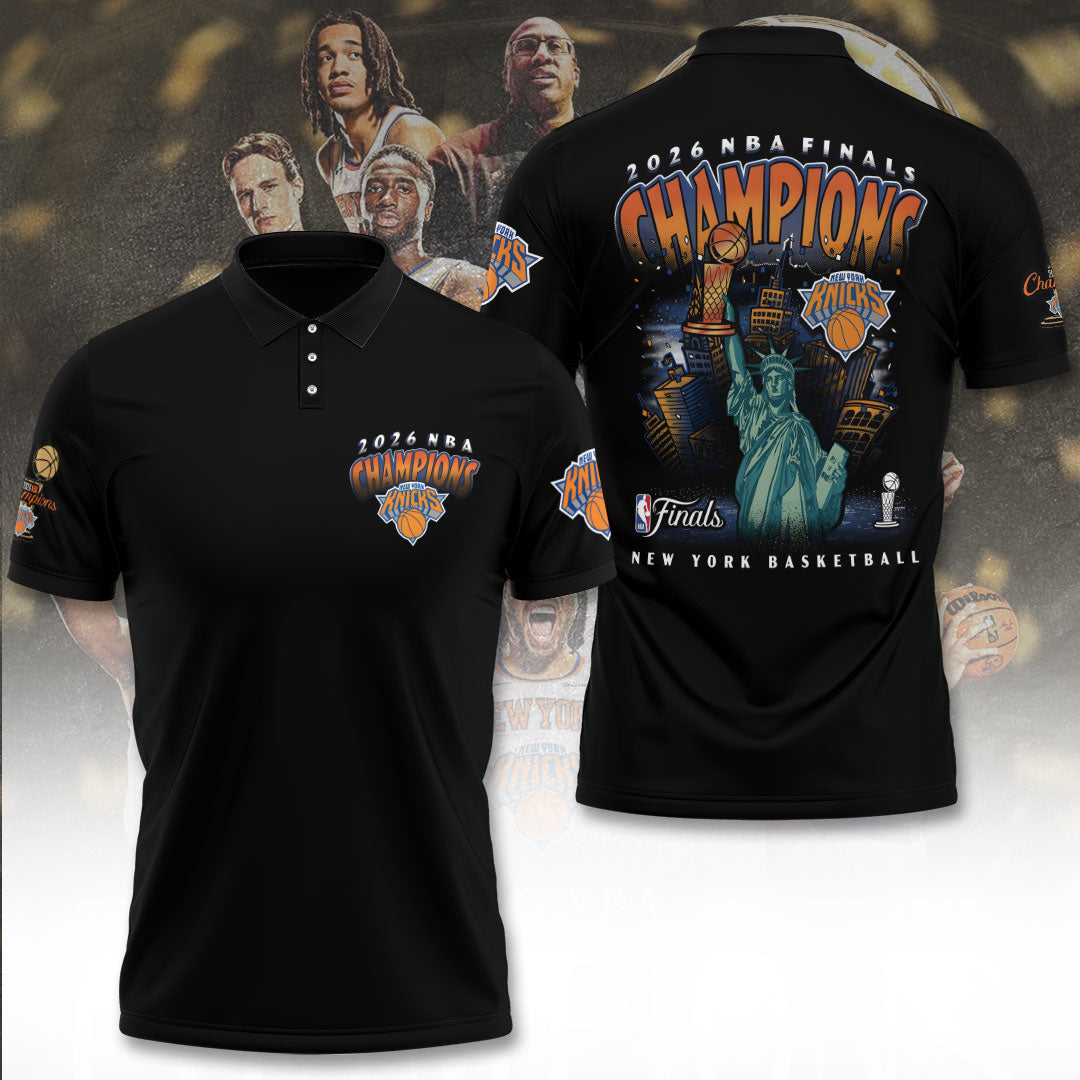 New York Knicks NBA Finals Champions 2026 3D Apparel – TANTN23867