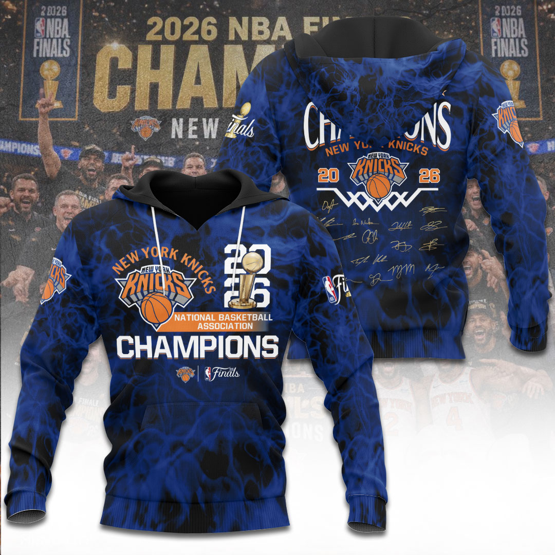 New York Knicks NBA Finals Champions 2026 3D Apparel – TANTN24150