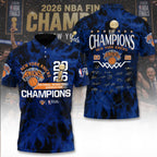 New York Knicks NBA Finals Champions 2026 3D Apparel – TANTN24150