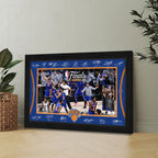 New York Knicks NBA Finals Champions 2026 Rectangle Canvas With Inner Frame – TANTN23725