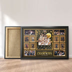 New York Knicks NBA Finals Champions 2026 Rectangle Canvas With Inner Frame – TANTN23757