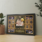 New York Knicks NBA Finals Champions 2026 Rectangle Canvas With Inner Frame – TANTN23757