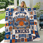 New York Knicks Quilt Blanket – TMTHU8818