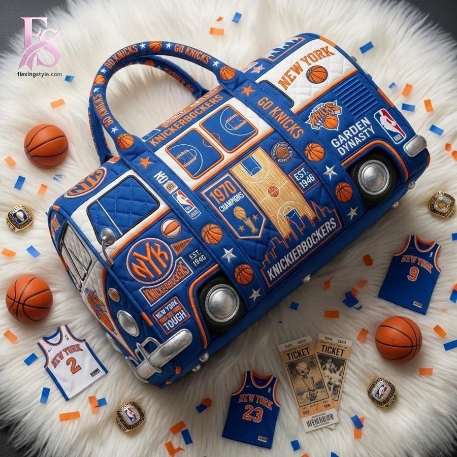 New York Knicks Quilted Duffle Bag