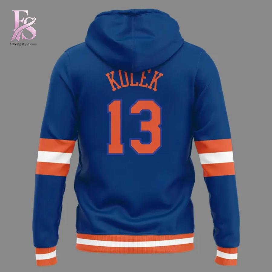 New York Knicks Tyler Kolek Statue of Liber 13 Hoodie