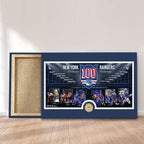 New York Rangers 100th Anniversary Rectangle Canvas With Inner Frame – TANTN21500