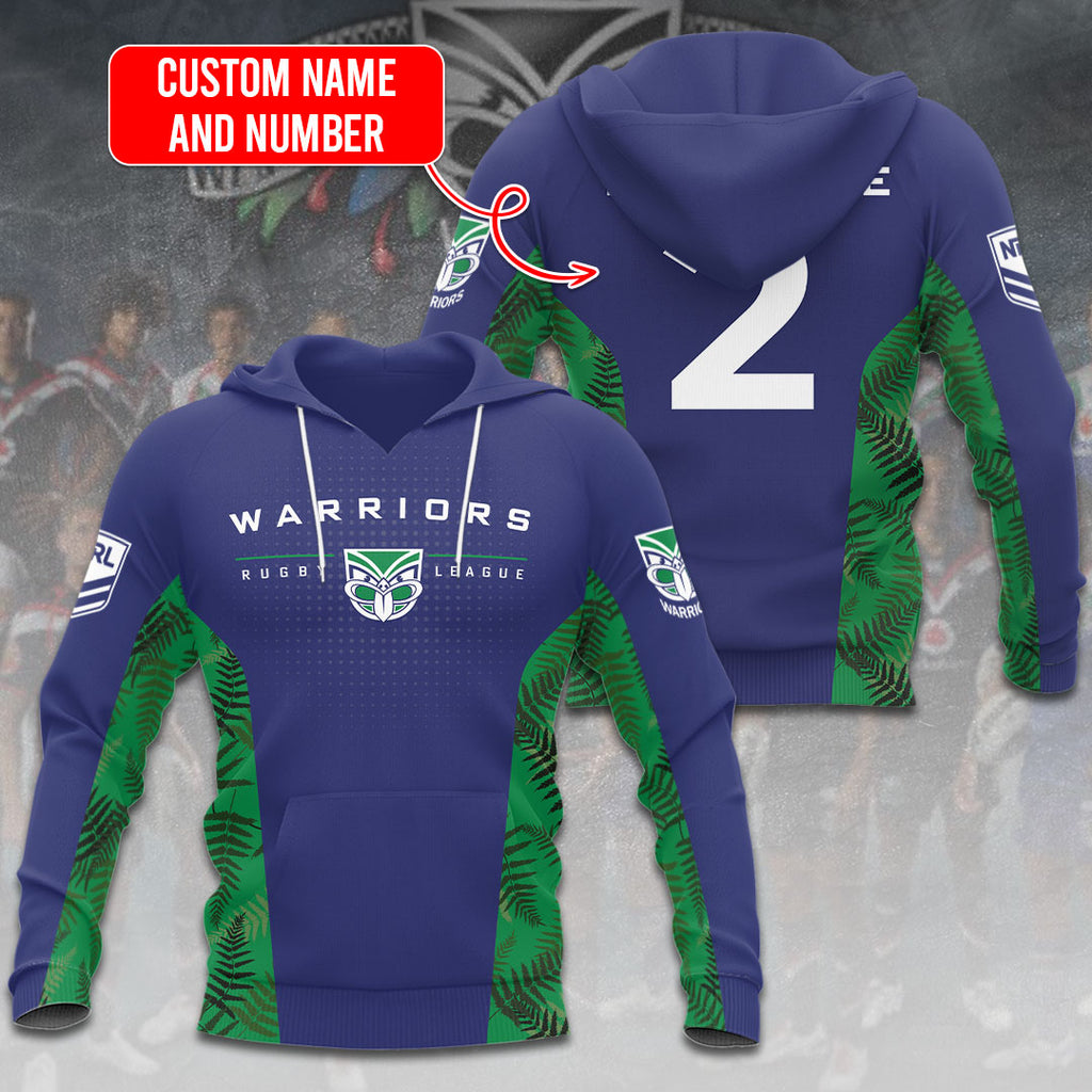 Personalized New Zealand Warriors 3D Apparel – VANDH 558