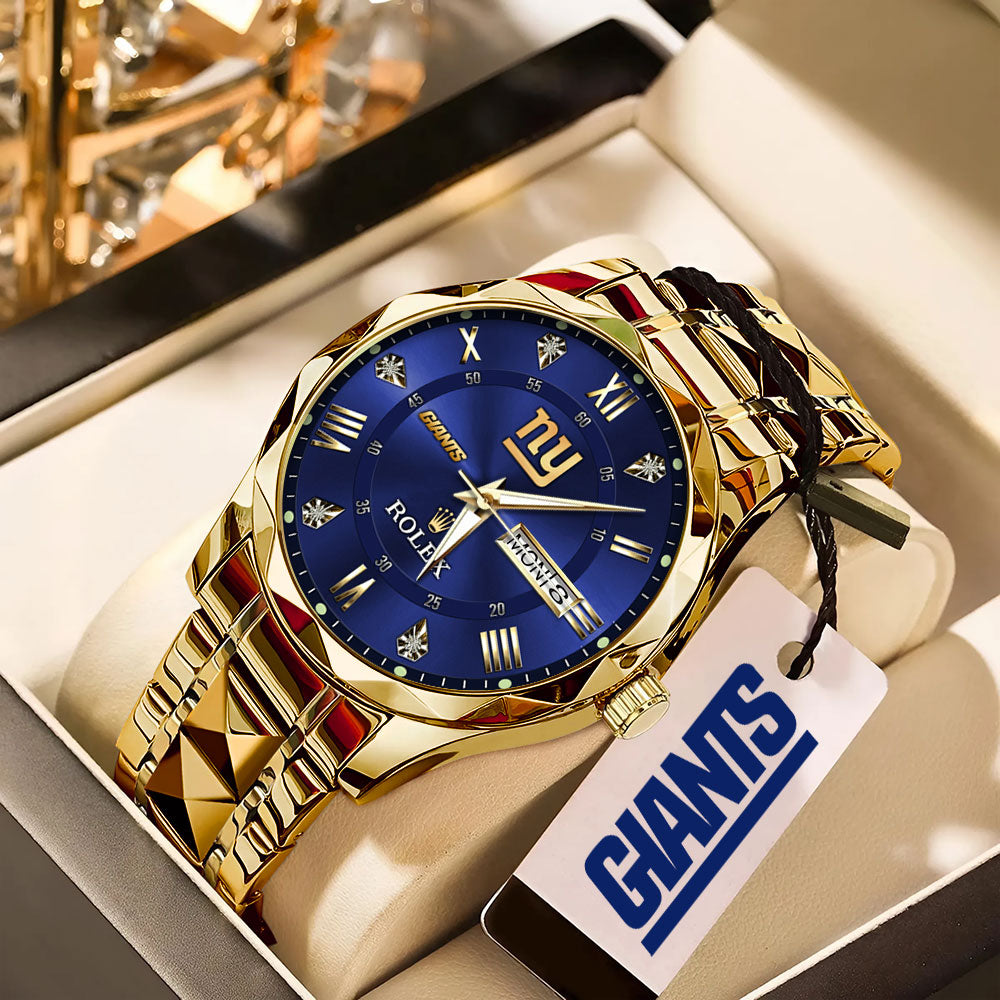 New York Giants x Rolex Alloy Luxury Quartz Watch – MAITM13405