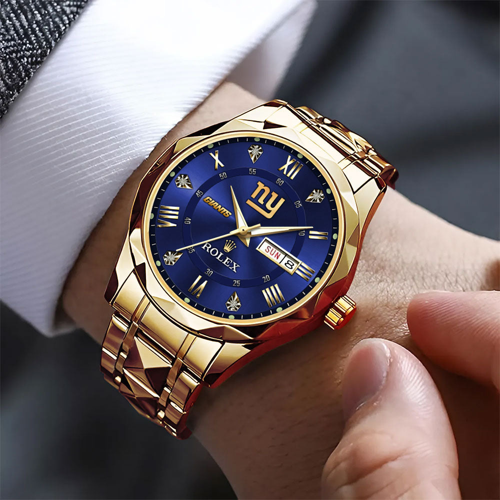 New York Giants x Rolex Alloy Luxury Quartz Watch – MAITM13405