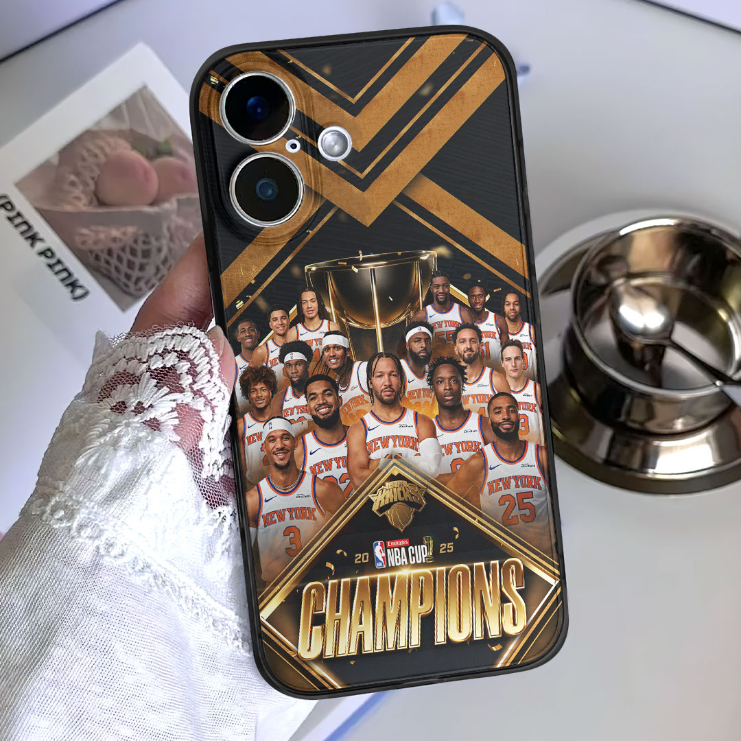 New York Knicks 2025 NBA Cup Champions Phone Case – TMTHU2702