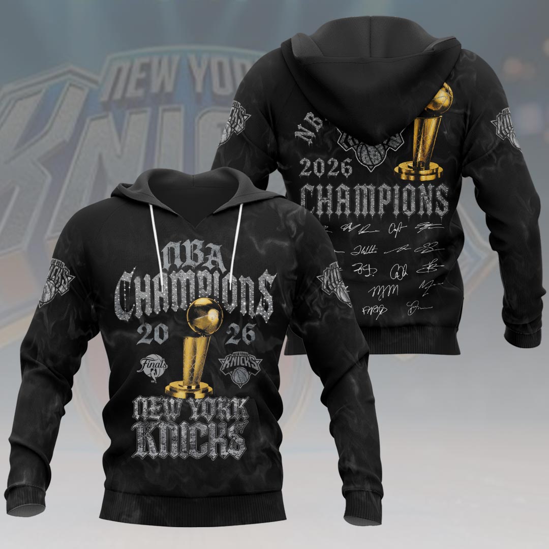 New York Knicks 2026 NBA Finals Champions 3D Apparel – HOATT19166