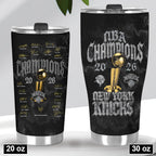 New York Knicks 2026 NBA Finals Champions Tumbler Cup – HOATT19011