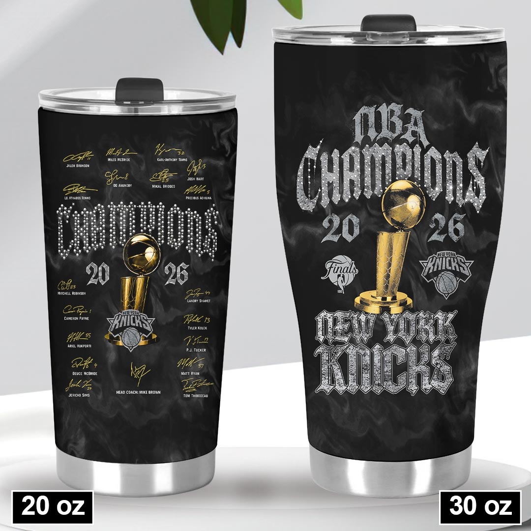 New York Knicks 2026 NBA Finals Champions Tumbler Cup – HOATT19011