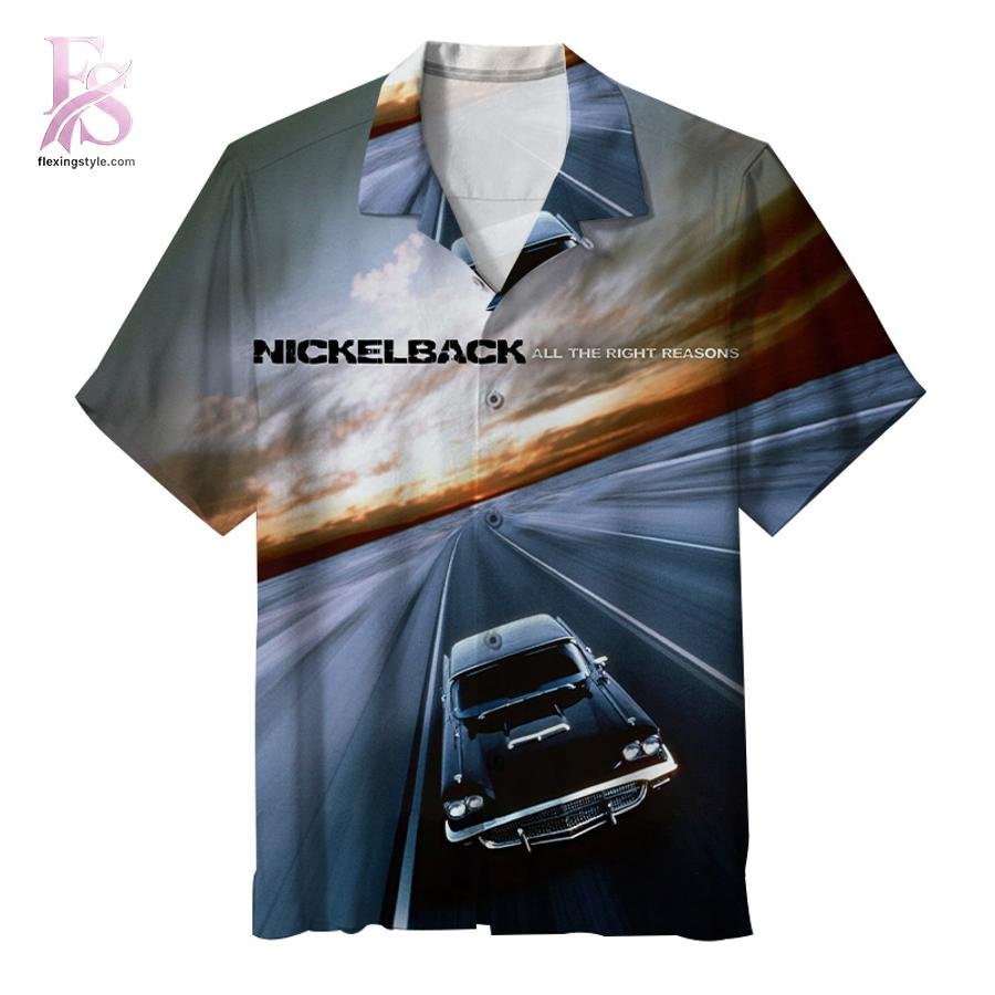 Nickelback All the Right Reasons Album Hawaiian Shirt