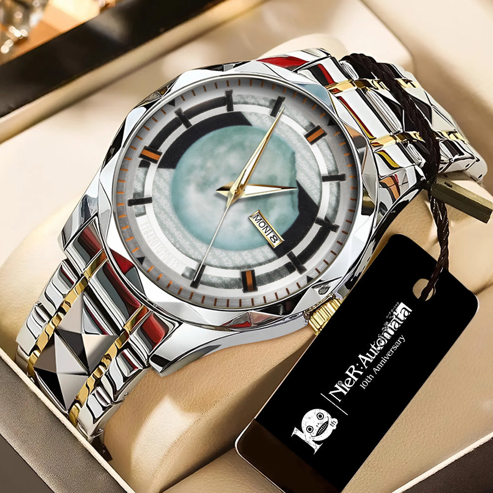Nier: Automata 10th Anniversary Alloy Luxury Quartz Watch – GNE7474