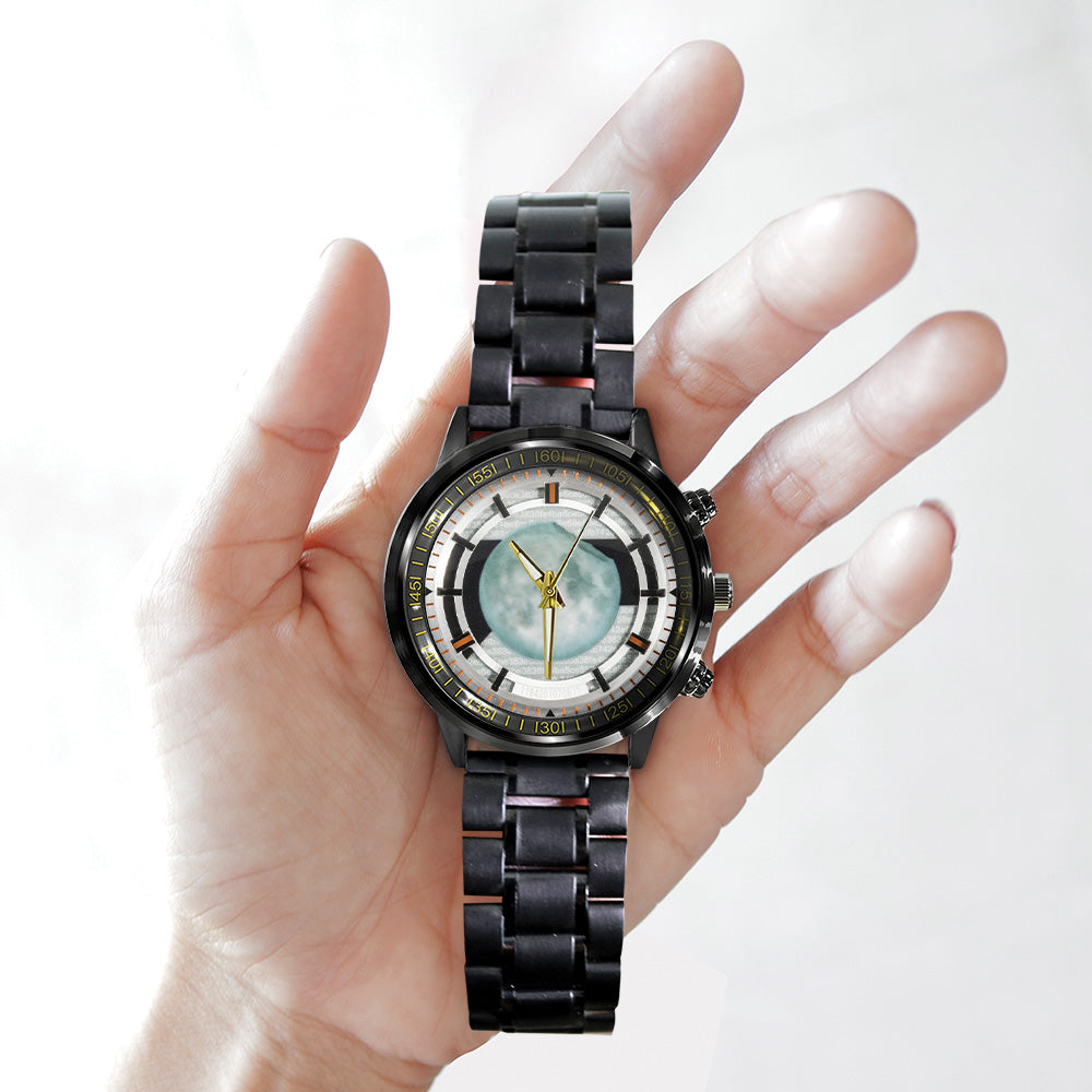 Nier: Automata 10th Anniversary Black Stainless Steel Watch – GNE7475