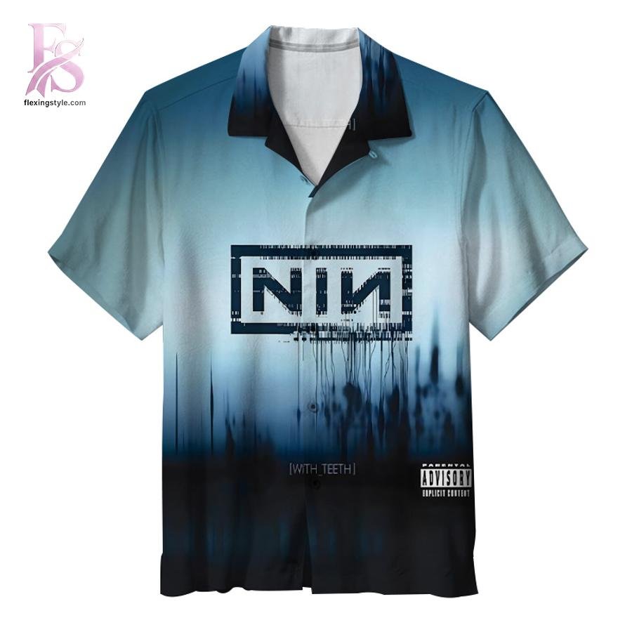 Nine Inch Nails With Teeth Album Hawaiian Shirt