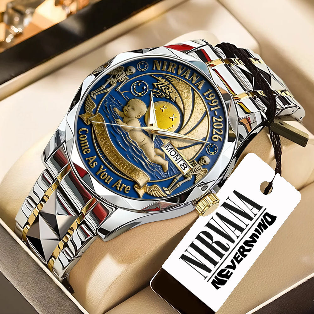 Nirvana x Nevermind 35th Anniversary Alloy Luxury Quartz Watch – TANTN20048