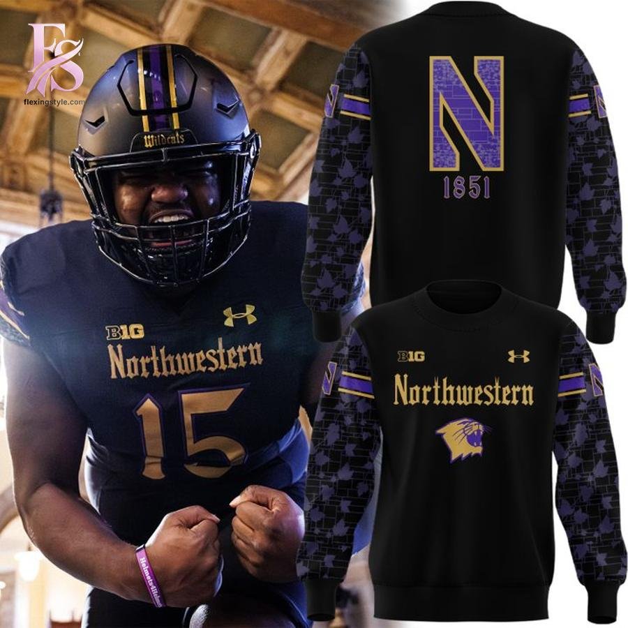 Northwestern Wildcats Gothic Shirt