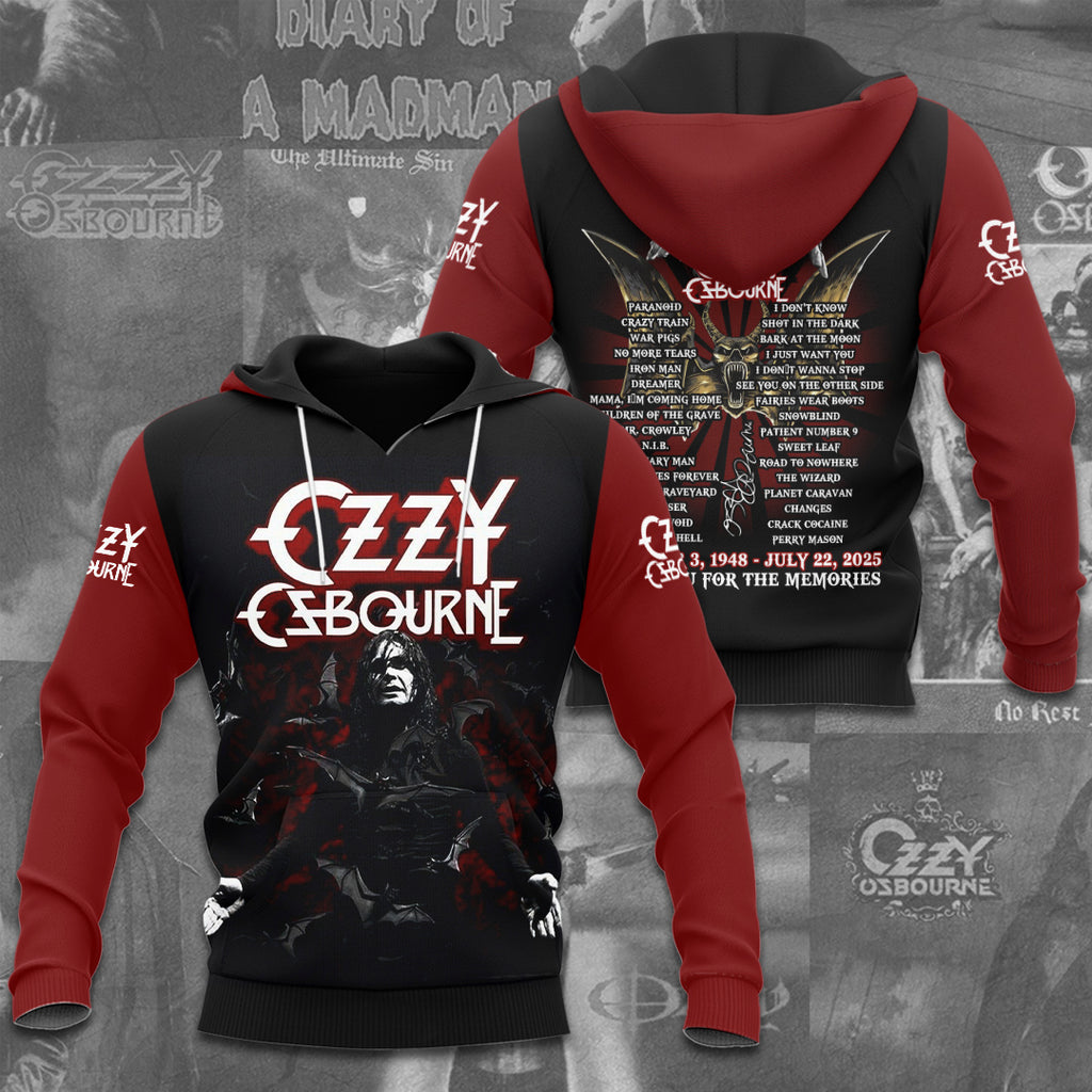 Ozzy Osbourne 3D Apparel – TMTHU563