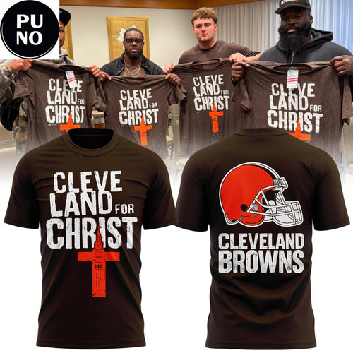 Official Cleveland Browns 2026 Cleveland for Christ T-Shirt
