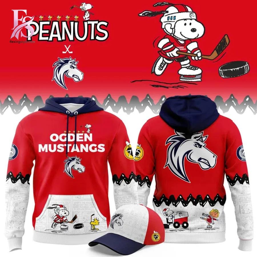 Ogden Mustangs Peanuts Night Snoopy Hoodie
