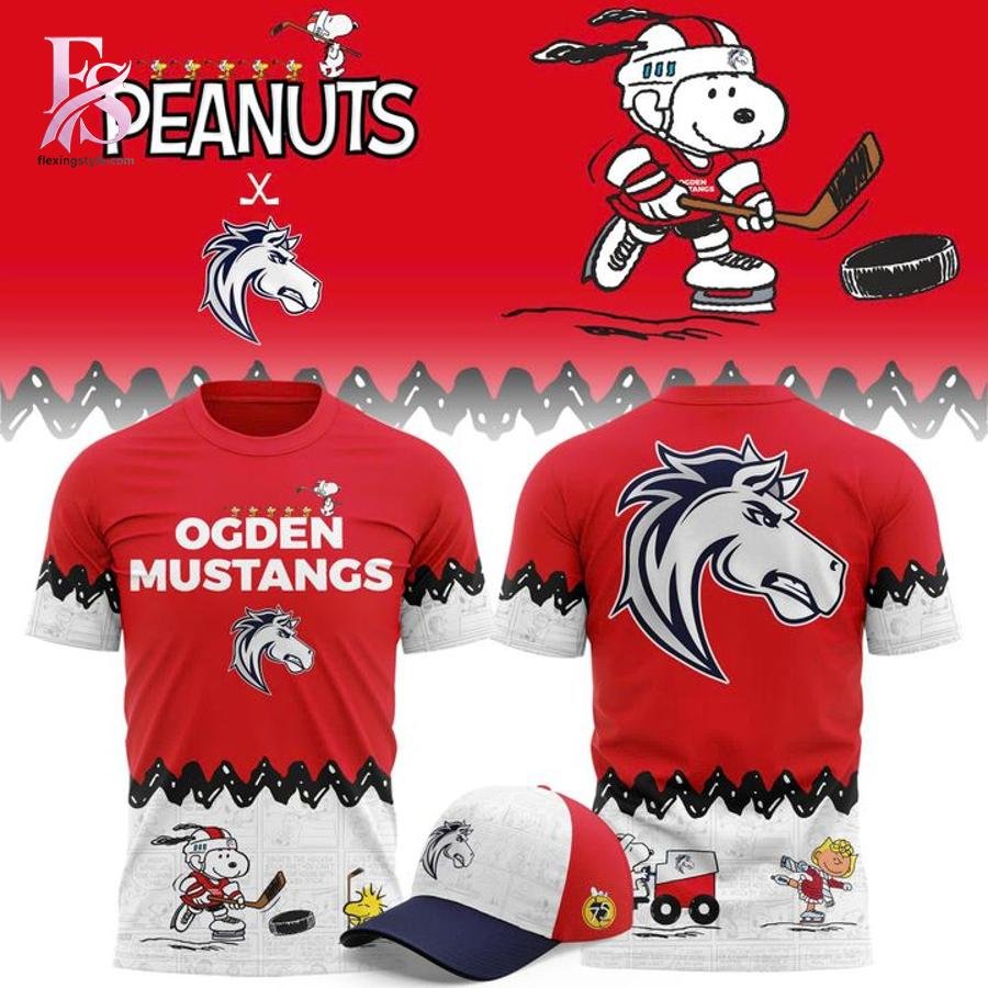 Ogden Mustangs Peanuts Night Snoopy Hoodie