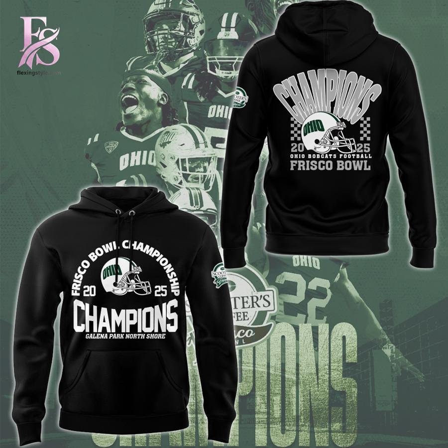 Ohio Football Frisco Bowl CHAMPIONS Hoodie