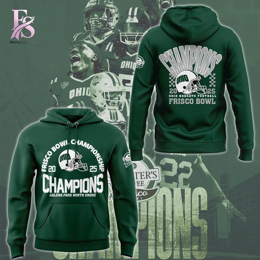 Ohio Football Frisco Bowl CHAMPIONS Hoodie