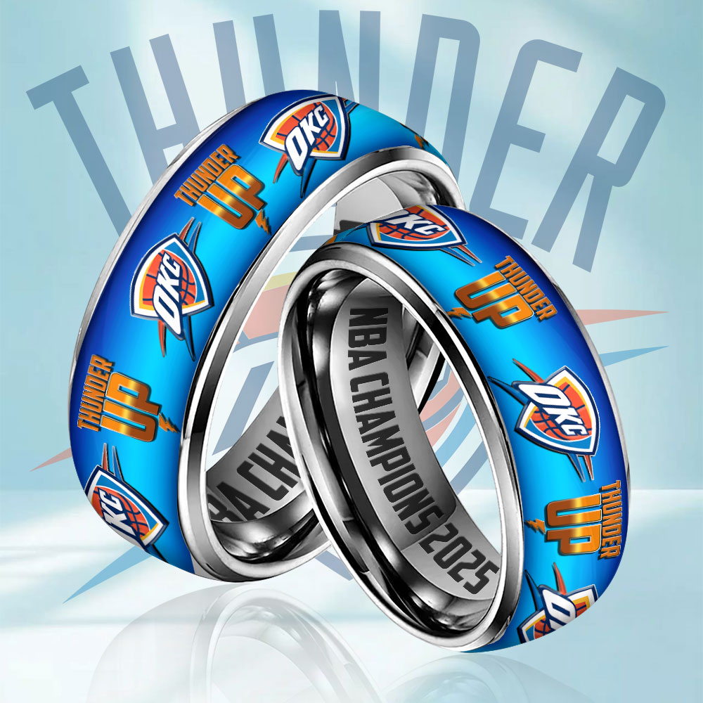 Oklahoma City Thunder Custom Alloy Ring – MAITM 11941