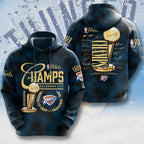Oklahoma City Thunder 2025 NBA Champions 3D Apparel – MAITM 11767
