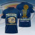 Oklahoma City Thunder 2025 NBA Champions 3D Apparel – HOATT 11469