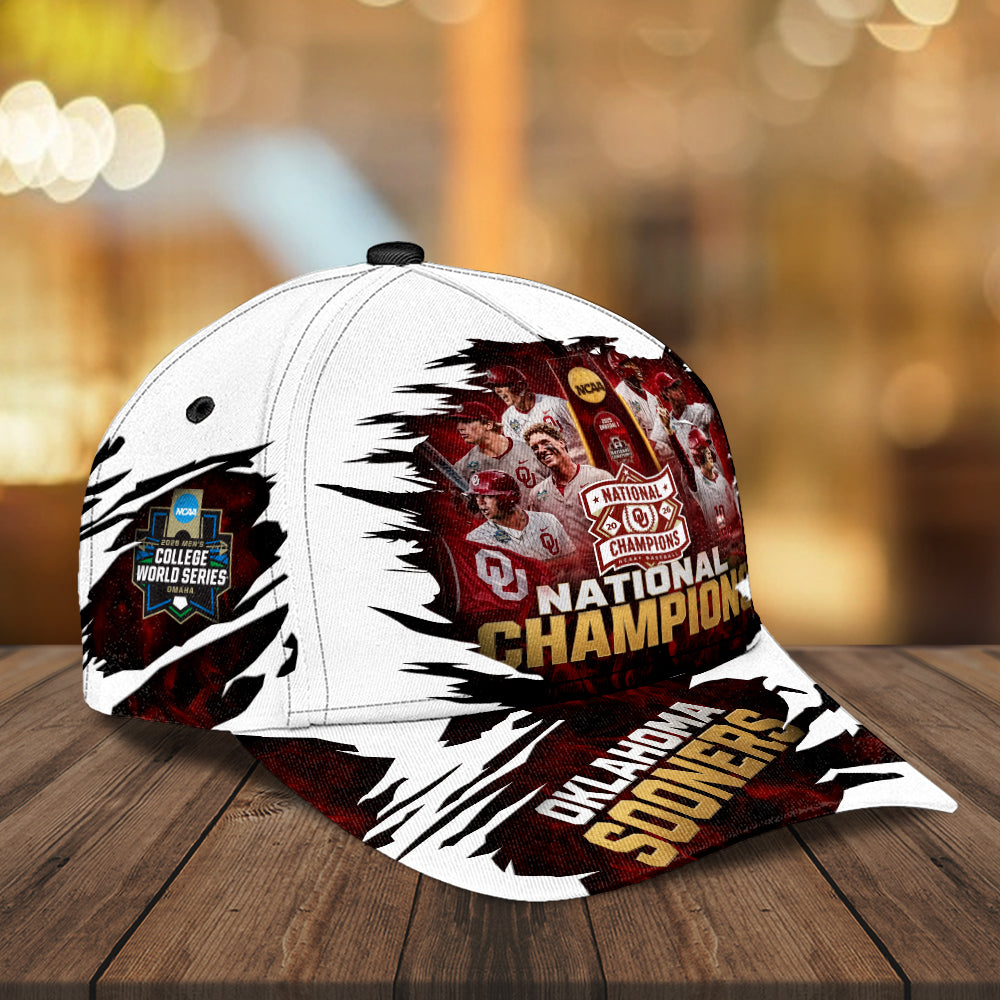Oklahoma Sooners 2026 NCAA Baseball Men's College World Series Champions Classic Cap – GNE7283