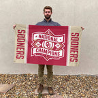 Oklahoma Sooners 2026 NCAA Baseball Men's College World Series Champions 3D Double-side House Flag – HOATT18943