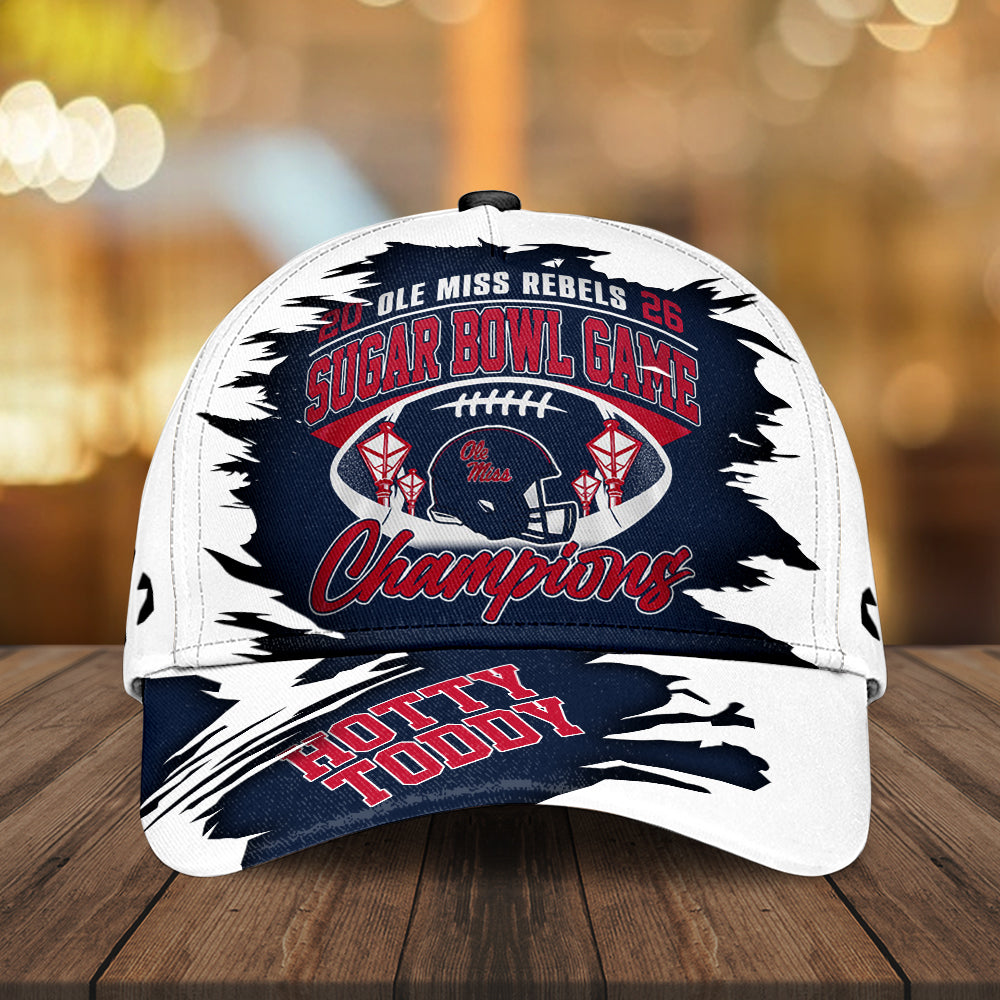 Ole Miss Rebels Football Sugar Bowl Champions Classic Cap – MAITM14334