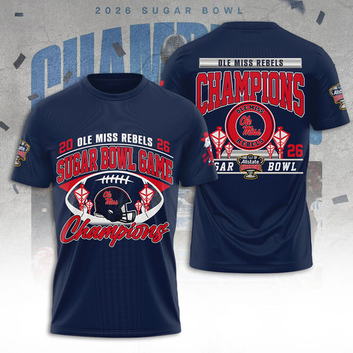 Ole Miss Rebels Football 3D Apparel – TANTN19922