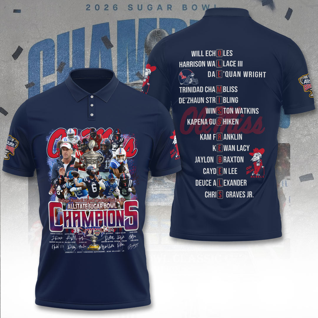 Ole Miss Rebels Football 3D Apparel – TANTN19924